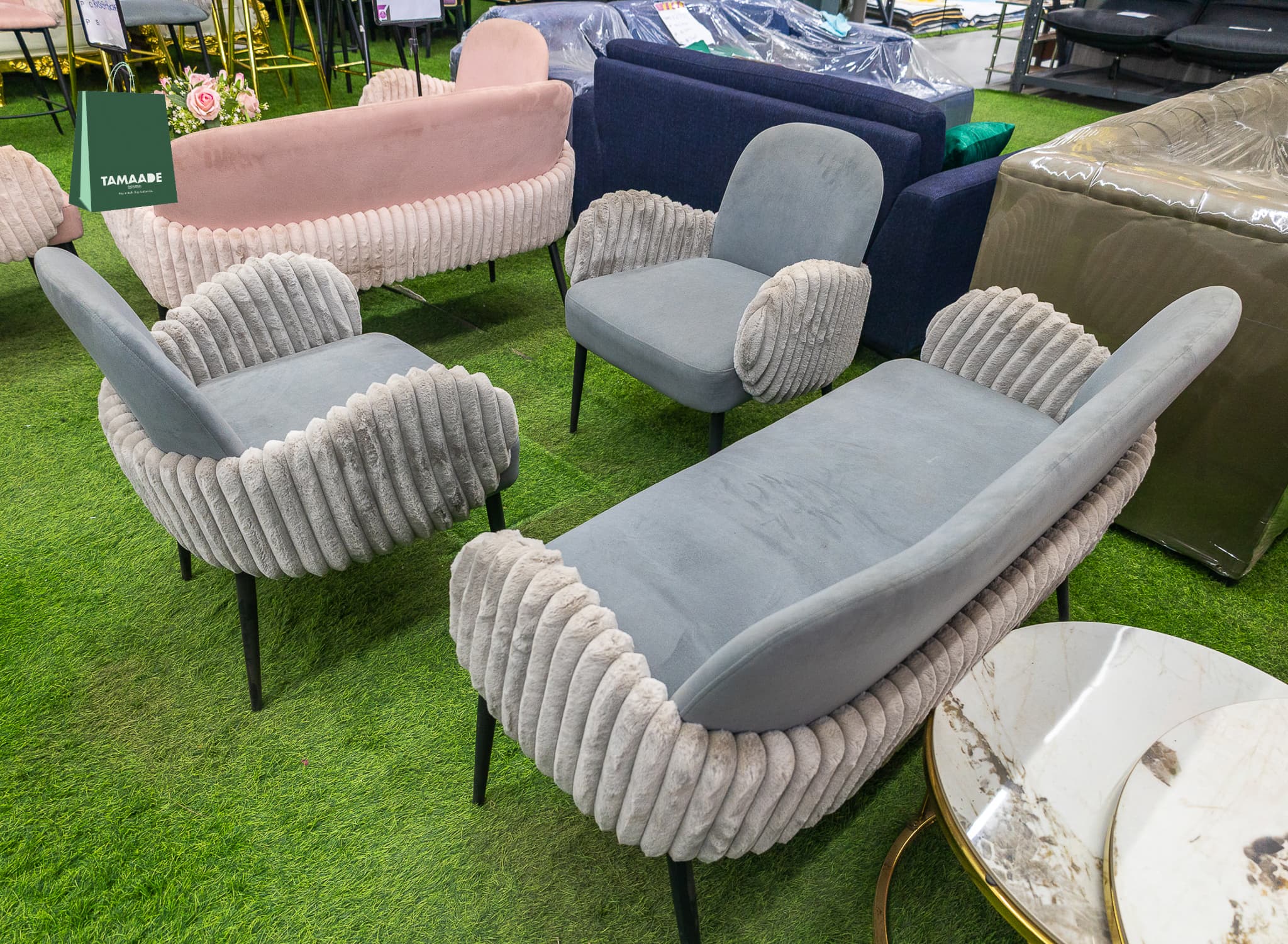 ACCENT RATTAN SOFA SETS