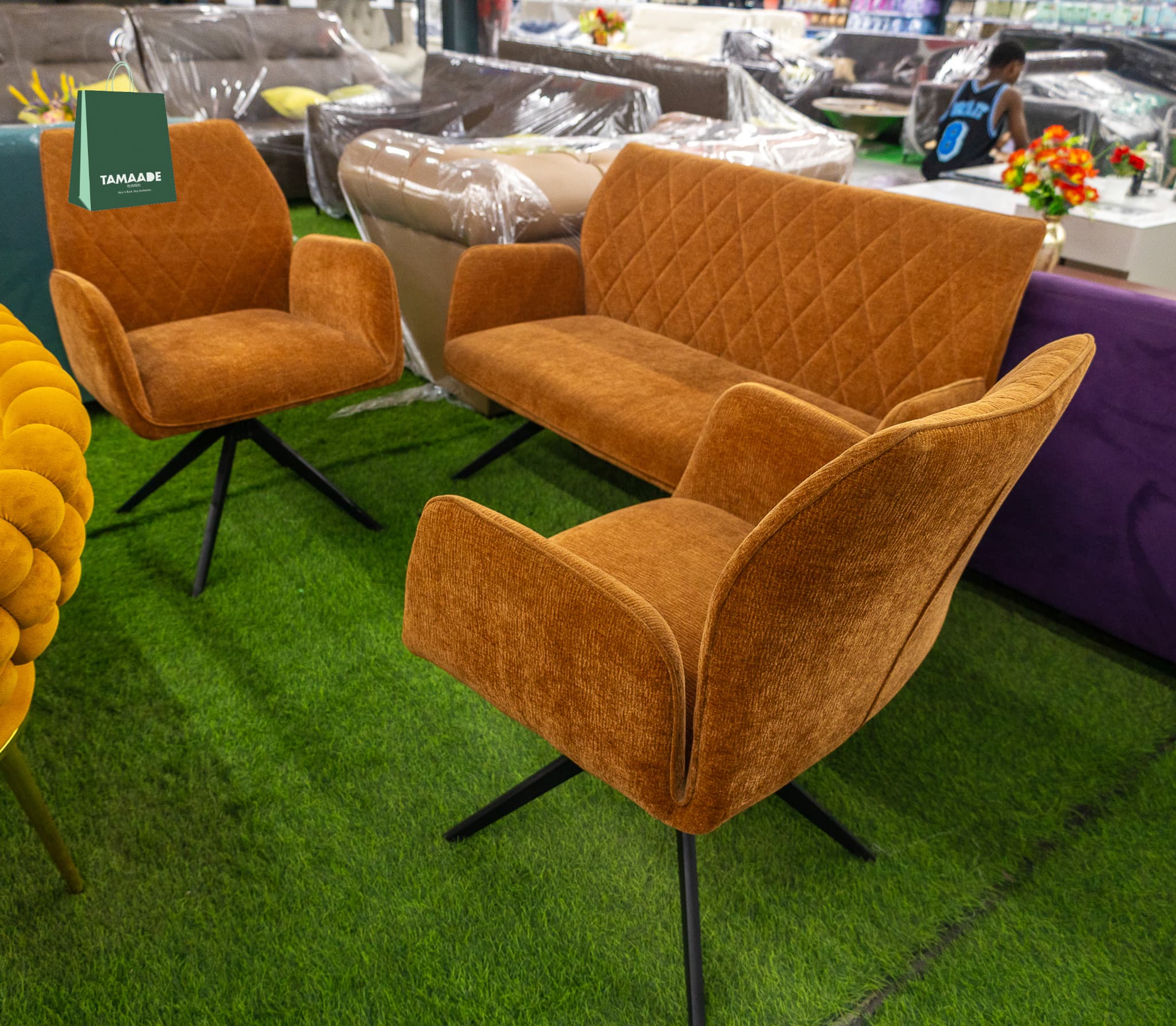 OFFICE MINIATURE FURNITURE SOFA SETS