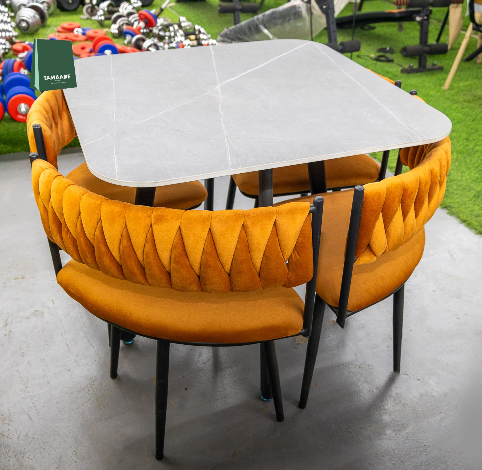 MORDEN LUXURY DINING TABLE WITH  CHAIRS