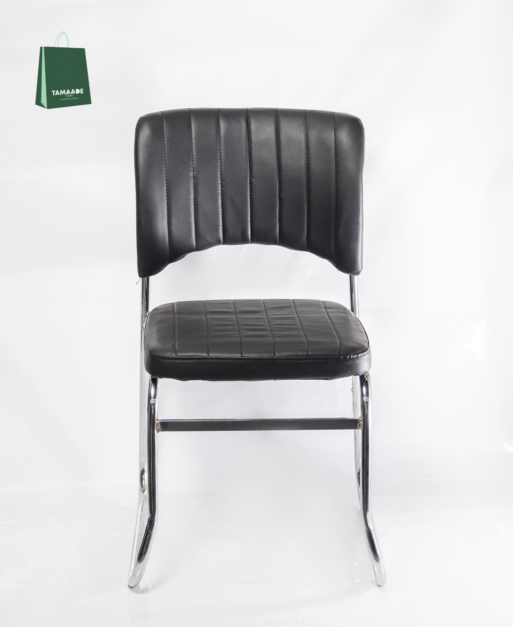 OFFICE CHAIR BLACK LEATHER